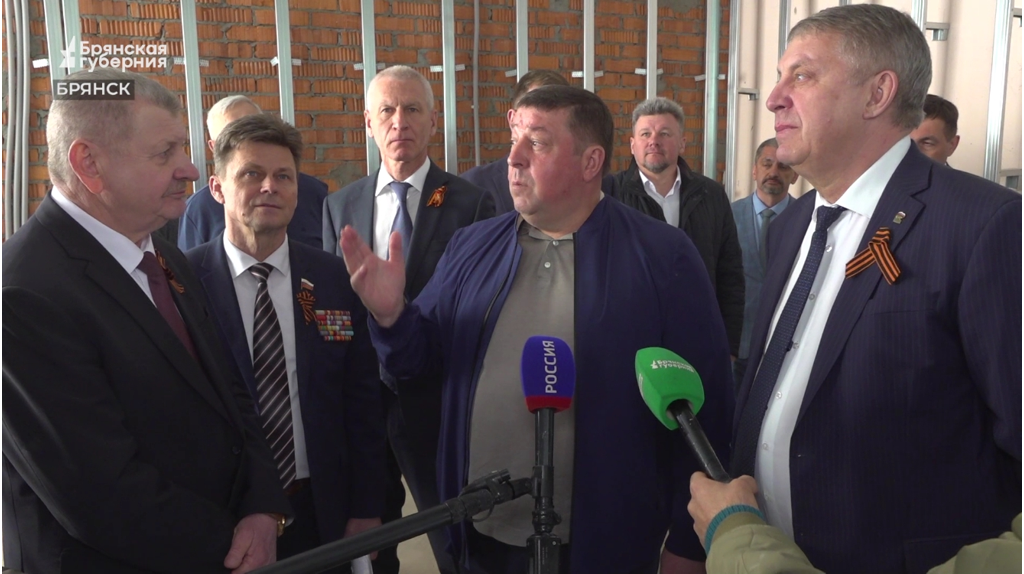 Пётр Глыбочко в Брянске посетил будущий филиал Сеченовского университета