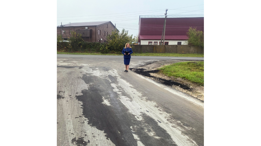 В Погаре отремонтировали убитую дорогу