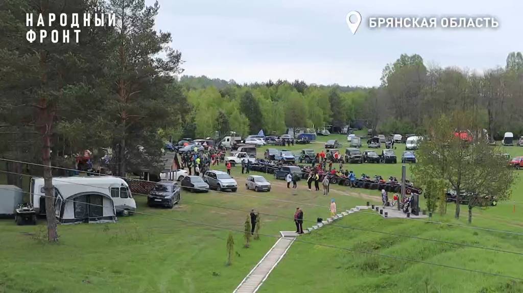 Лампаду с Огнём Памяти доставили на трофи-рейд в Рогнединском районе 