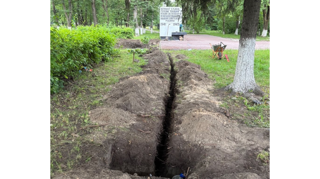 В сквере Металлургов в Брянске стартовал второй этап работ по благоустройству