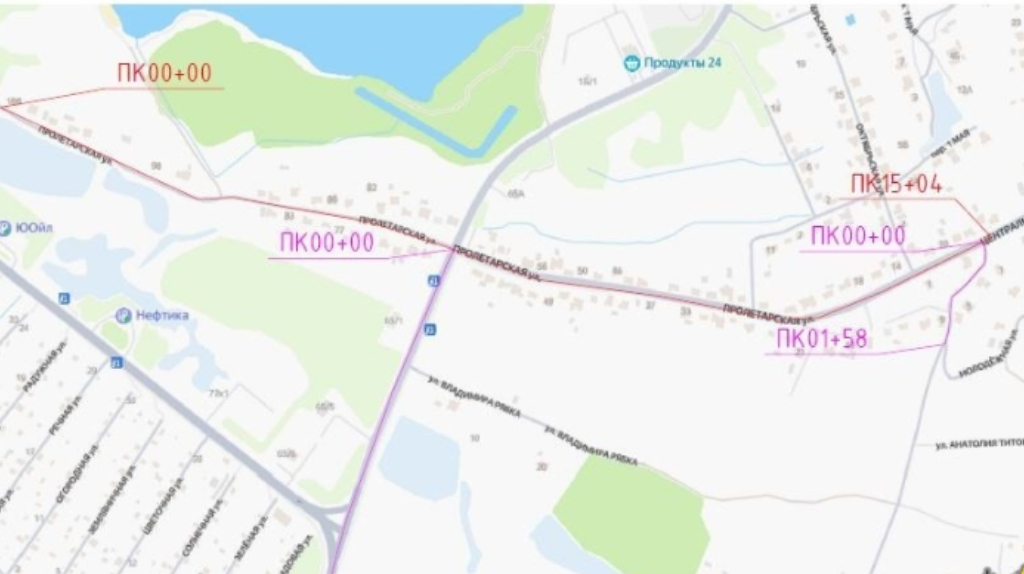 В Брянске обновят автодорогу по улице Пролетарской