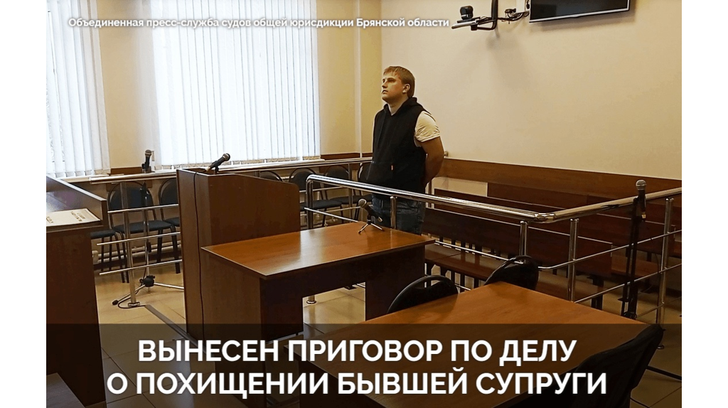 Брянца осудили на 6 лет за похищение и избиение жены