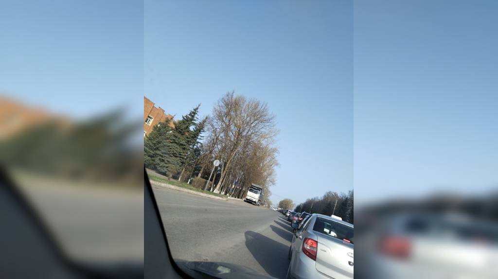 Жители Выгоничей пожаловались на пробки из-за «лежачего полицейского» перед светофором
