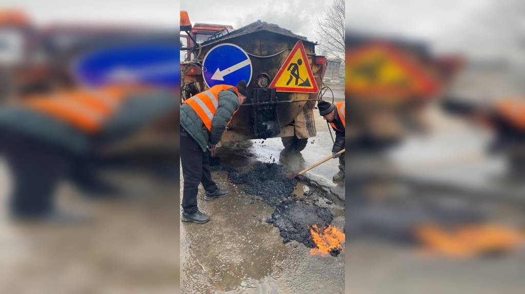 В Клинцах продолжается ямочный ремонт дорог