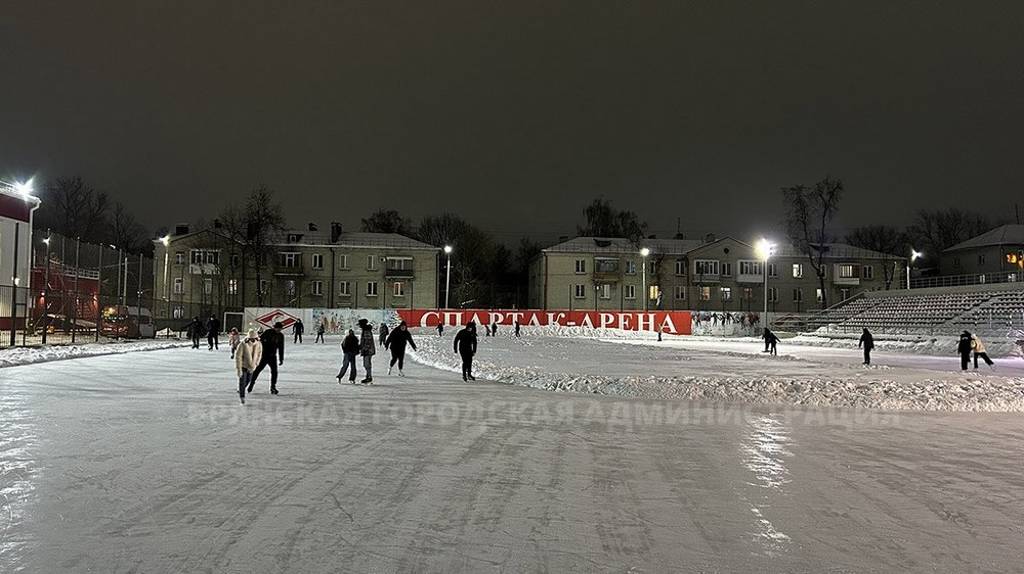 Брянцев приглашают на каток спорткомбината «Спартак»