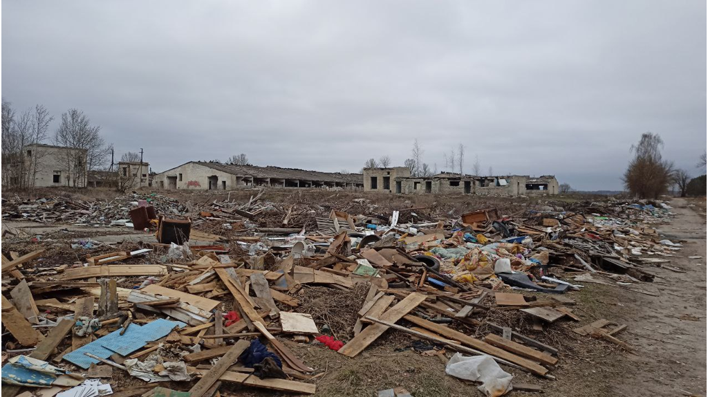 Под Брянском возле озера в Дарковичах появился мусорный полигон