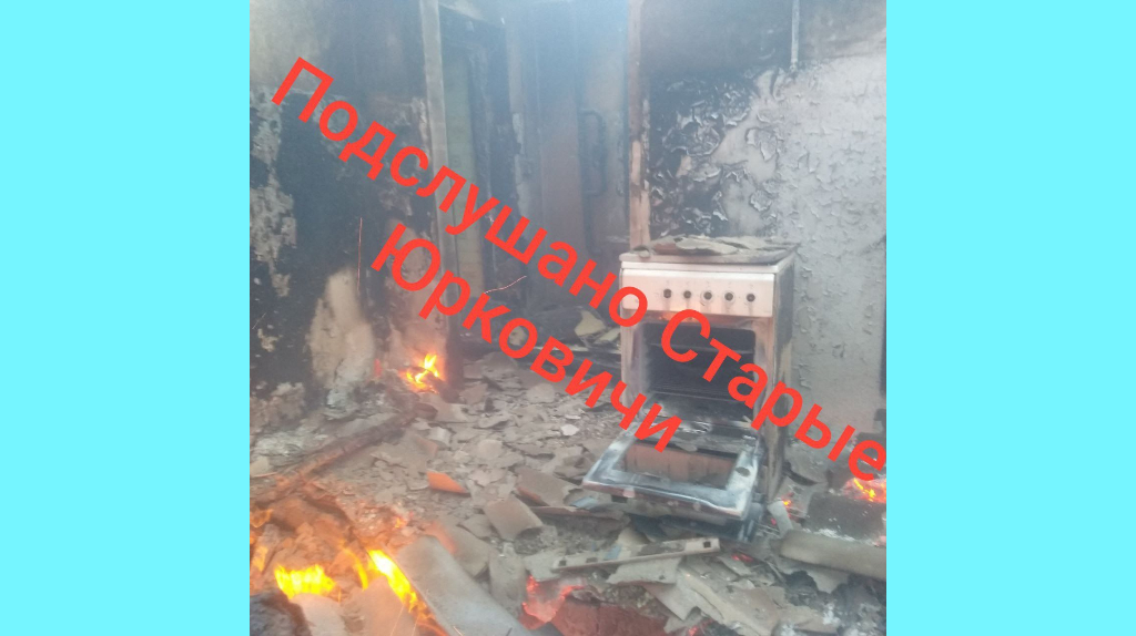 Опубликованы фото выжженного брянского села Новые Юрковичи