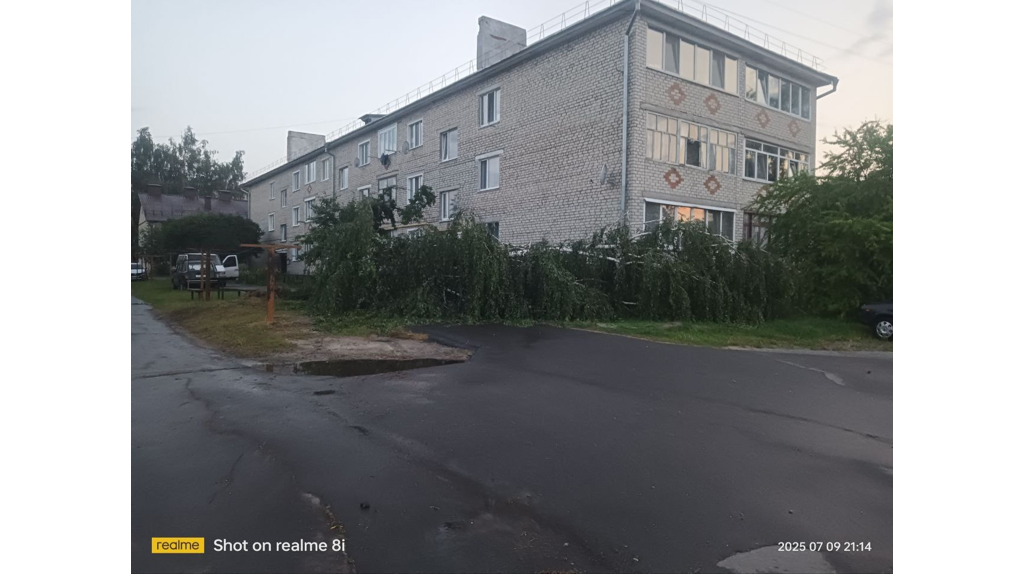 По юго-западу Брянщины прокатился мощный ураган