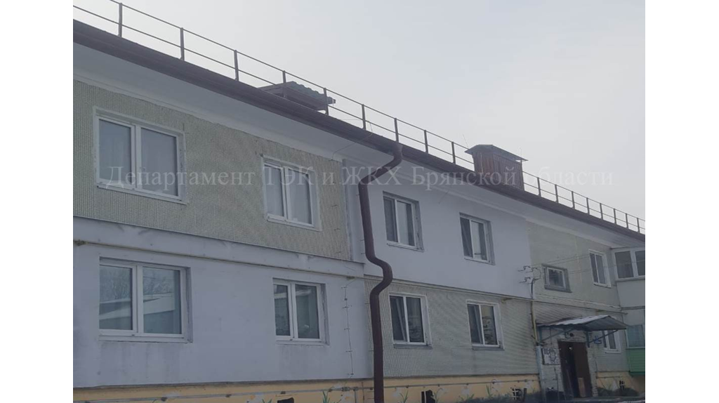 В Добруни капитально отремонтировали крышу многоквартирного дома
