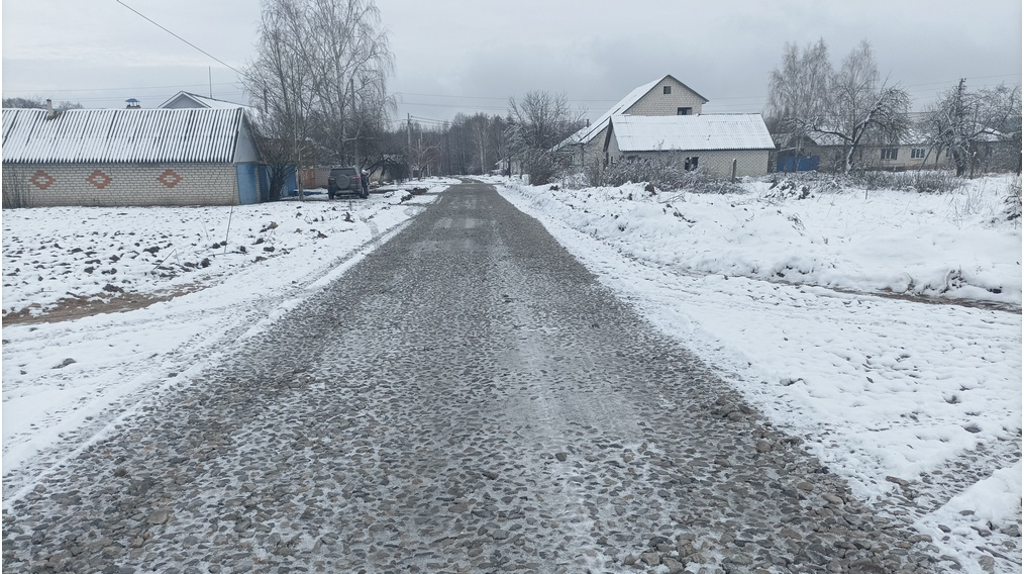 В Климово по просьбам жителей благоустроили дороги