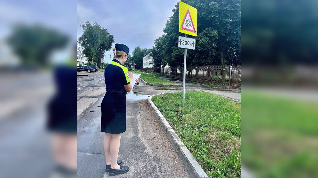 В Карачеве полицейские выявили нарушения при содержании дорог у школ