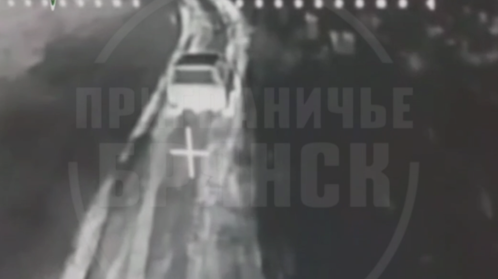 Вблизи брянской границы российские операторы БПЛА уничтожили пикап с боевиками ВСУ