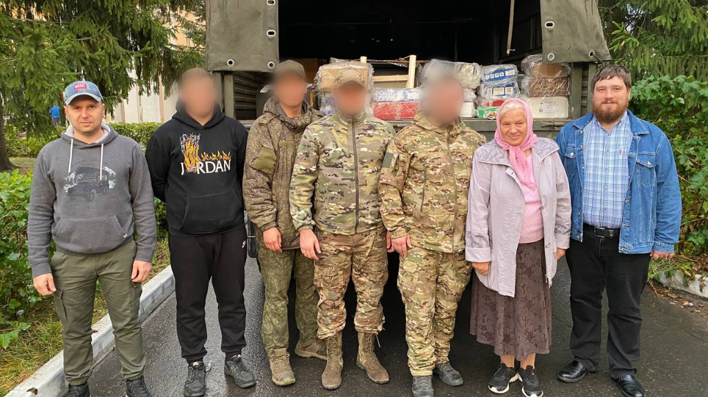 Брянский священник передал партию гуманитарной помощи группировке войск «Север»