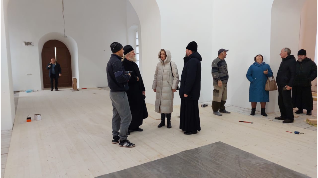 В Брасово продолжается реконструкция храма во имя святителя Василия Великого