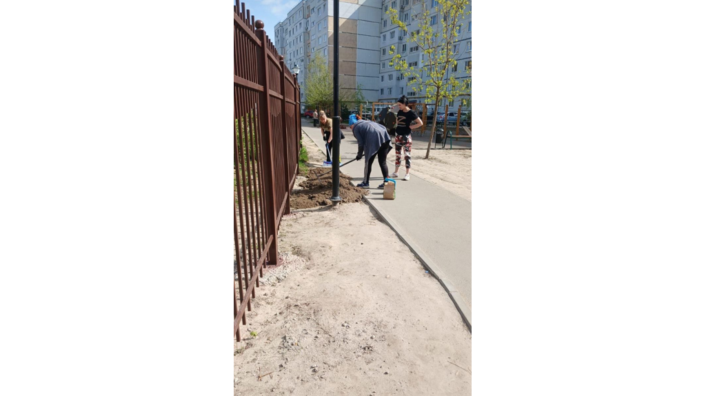 «Русская община» помогает привести в порядок улицы Брянска