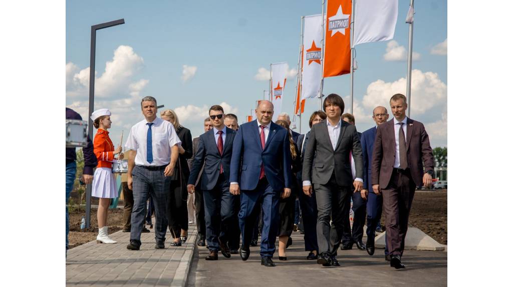 Брянская делегация поучаствовала в открытии комплекса «Патриот» в Курской области