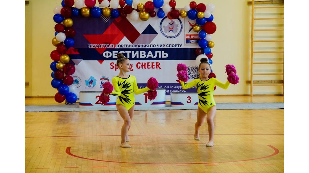 В Брянске впервые прошли областные соревнования по чир спорту