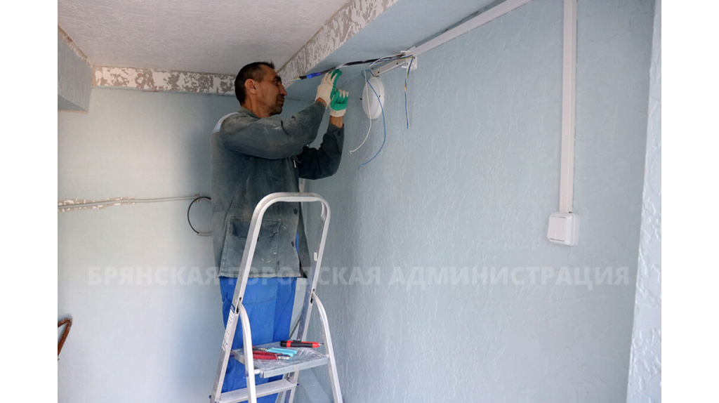 В школе №55 Брянска заканчивается капитальный ремонт