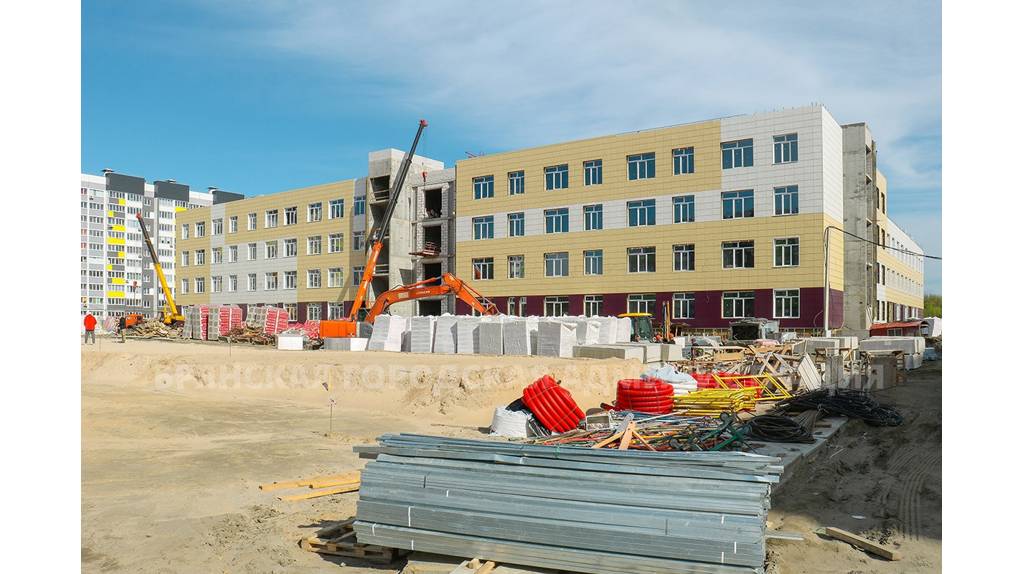 Власти проинспектировали строительство и ремонт школ в Брянске 