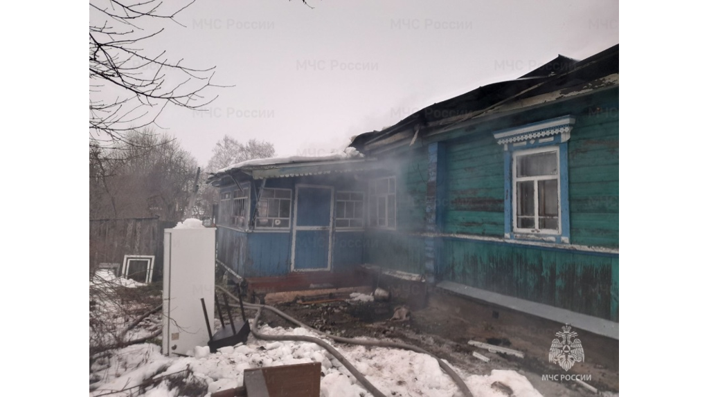 В Почепском районе сгорел жилой дом 