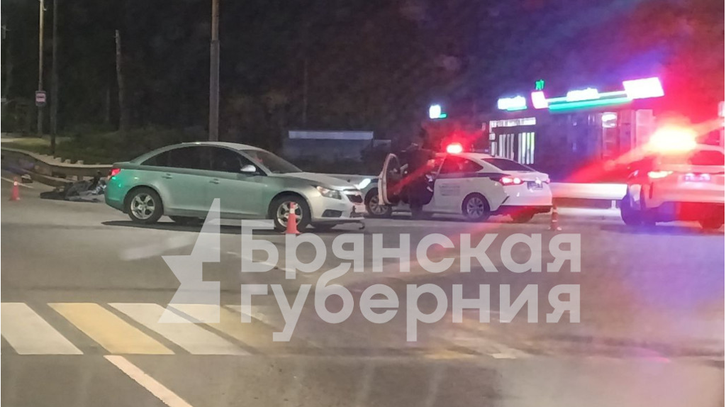 Стали известны подробности ночного ДТП с мотоциклистом на выезде из Брянска
