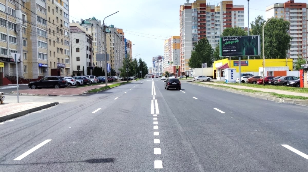 В Брянске завершился капитальный ремонт автодороги по улице Горбатова 
