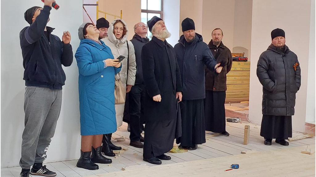 В Брасово продолжается реконструкция храма во имя святителя Василия Великого
