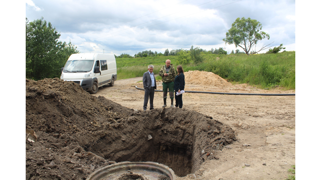В Мглине по нацпроекту продолжается реконструкция водопроводных сетей