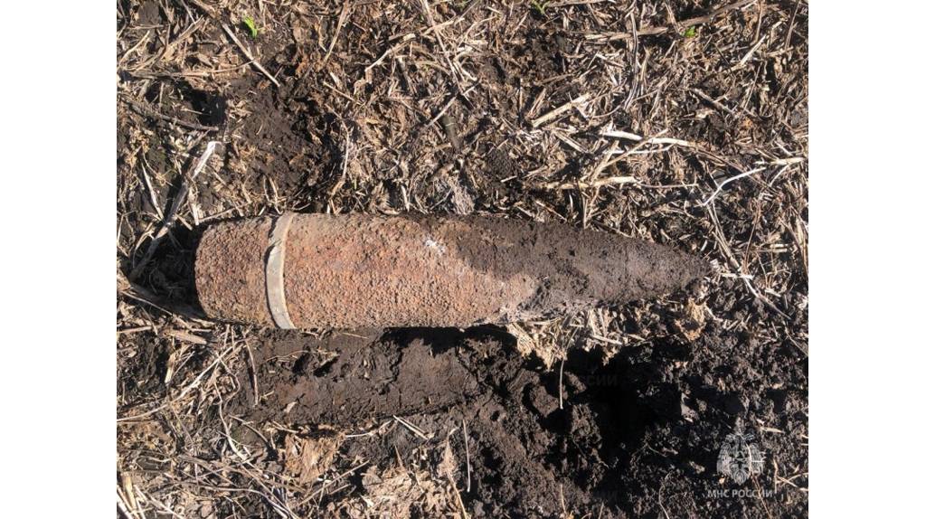 В Карачевском районе нашли артиллерийский снаряд