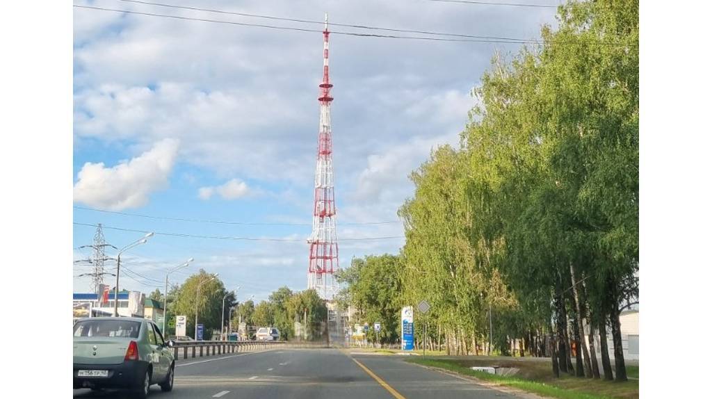 Телебашня в Брянске включит праздничную подсветку в честь Дня города