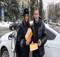 В Брянске автоинспекторы поздравили водителей с Днём защитника Отечества