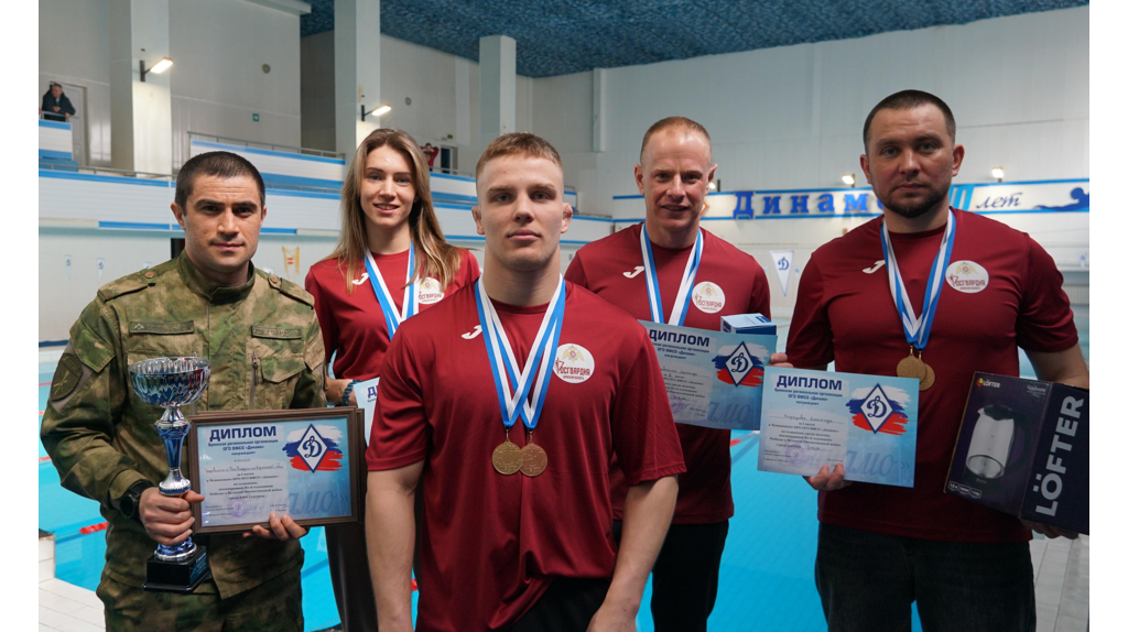 Брянские росгвардейцы cтали победителями регионального чемпионата по плаванию