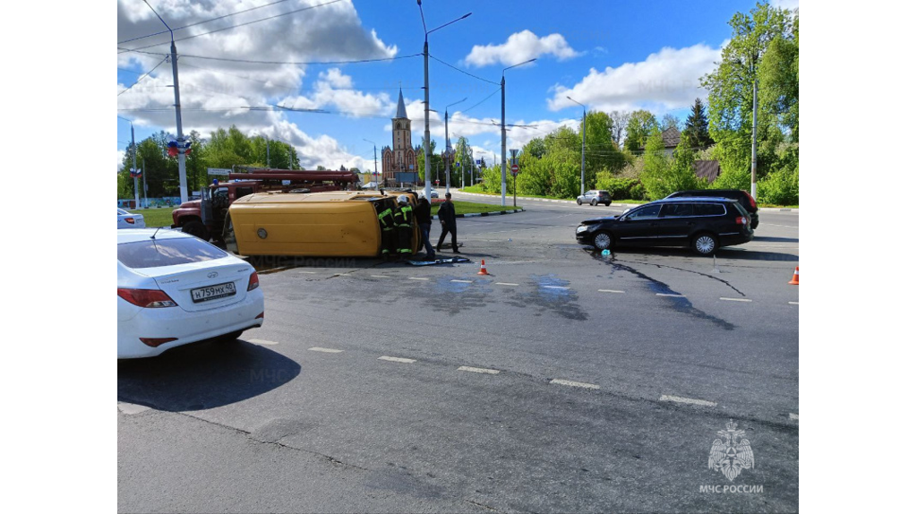 В Брянске произошло ДТП в районе памятника Болгарским патриотам