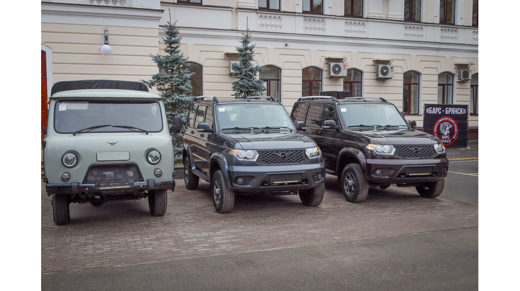 Отряд «БАРС-Брянск» получил новые УАЗики