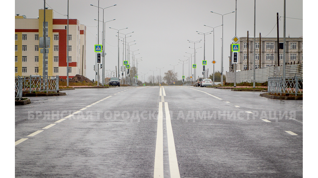 В Брянске завершено строительство улицы Николая Амосова