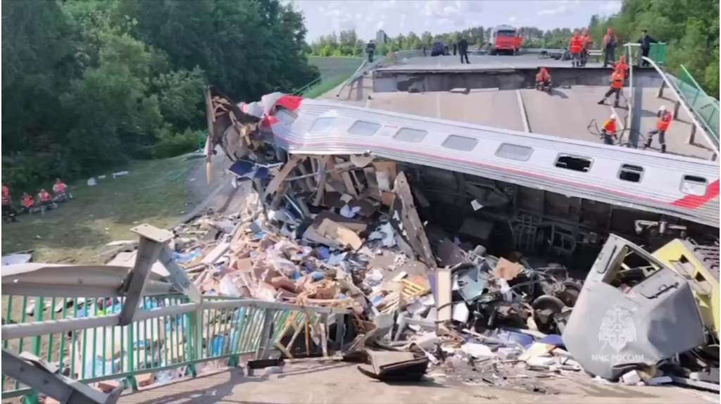 Бастрыкин: Мост в Брянской области подорвали взрывчаткой иностранного производства