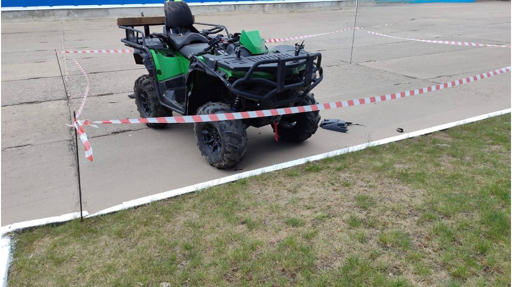 Перевернувшийся под Жуковкой квадроцикл едва не угробил водителя