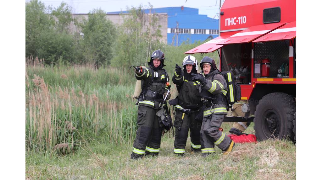 Спасатели потушили условный пожар в «Газэнергосеть Брянск»