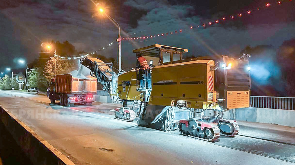 В Брянске мост через Болву ремонтируют без перекрытия движения