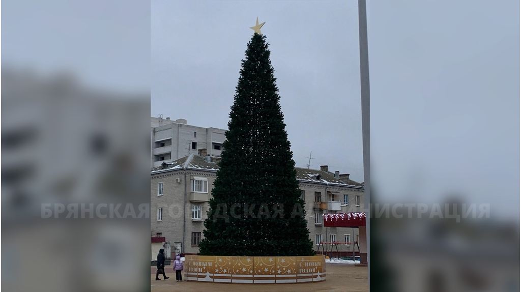 В Брянск приходит новогоднее настроение